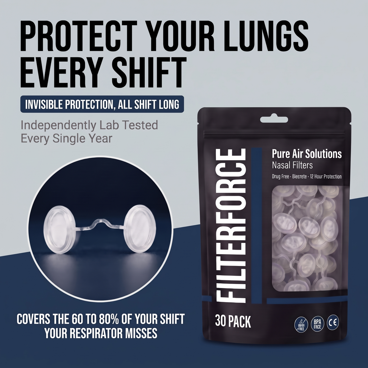 FILTERFORCE™ Nose Filters